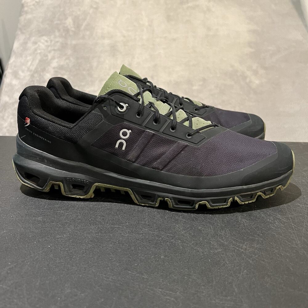 On Cloudventure Mens 14 Black Reseda 32.99262 Running Sneakers